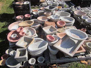 Papercrete Pots by Lee Coates